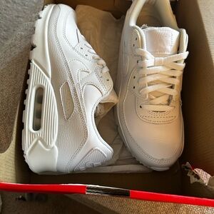 Nike Air Max 90 White Leather
